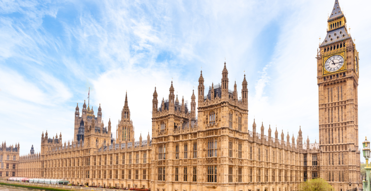 An image of Parliament building in London
