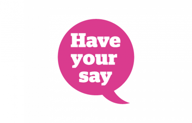 Have your say speech bubble